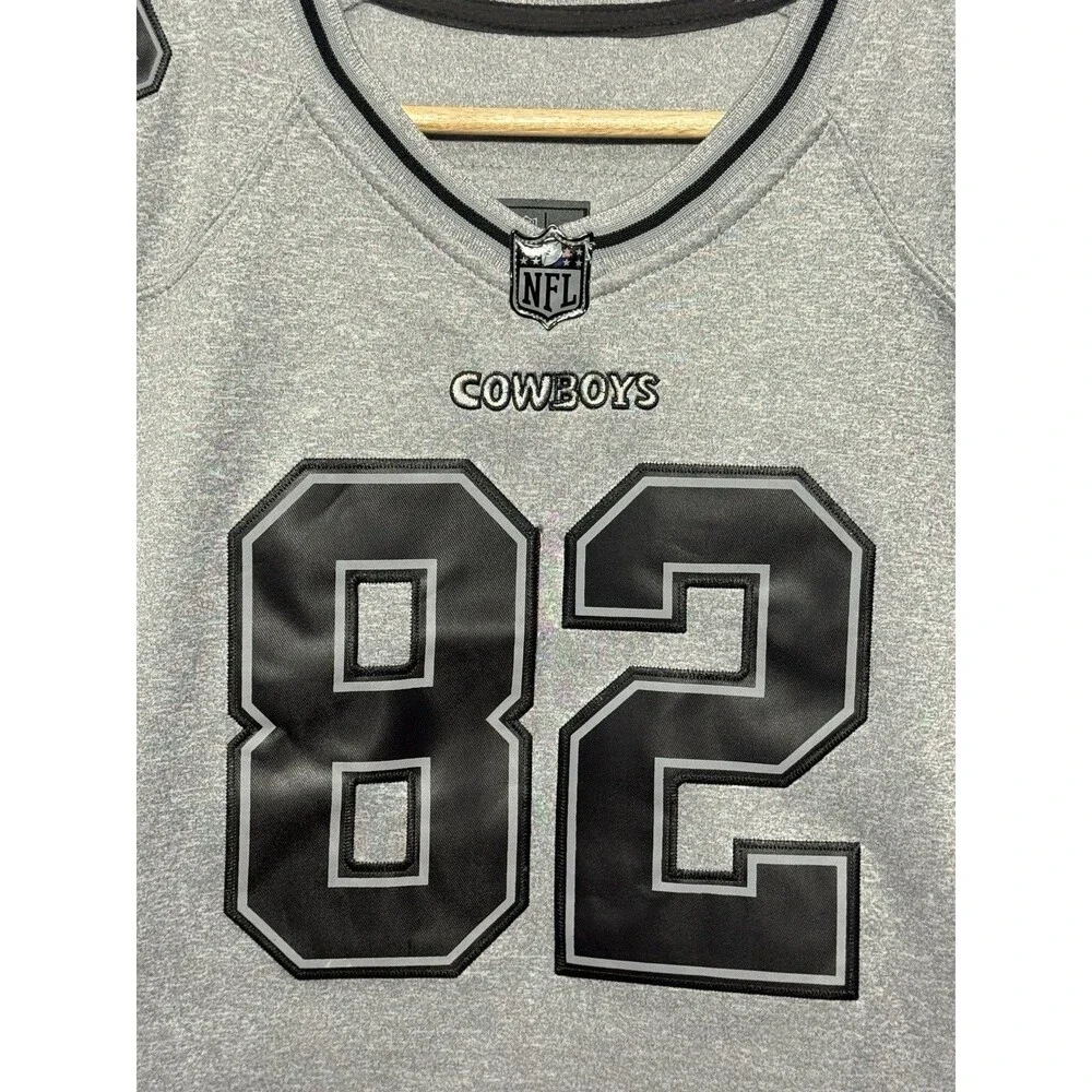 Nike Dallas Cowboys Jason Witten #82 Gridiron Gray Jersey XXL 60 NFL